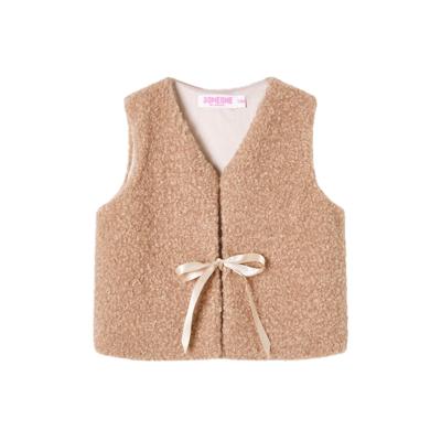 Someone winter gilet meisjes - beige - no sleeve - Aida