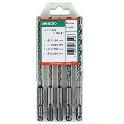 Metabo 630581000 Hamerboorset 5-delig 5 mm, 6 mm, 8 mm, 10 mm Gezamenlijke lengte 160 mm 5 stuk(s)
