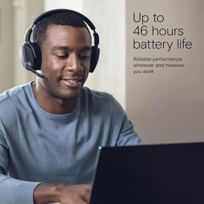 EPOS ADAPT 560 II On Ear headset Draadloos, Bluetooth Stereo Zwart Noise Cancelling, Ruisonderdrukking (microfoon) Headset, Volumeregeling Telefoon EPOS ADAPT 560 II On Ear headset Draadloos, Bluetooth Stereo Zwart Noise Cancelling, Ruisonderdrukking (microfoon) Headset, Volumeregeling Telefoon