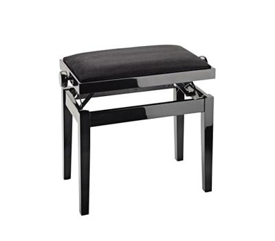 Konig & Meyer 13901 pianobank hooggl. zwart (velvet zw. zitting) Konig & Meyer 13901 pianobank hooggl. zwart (velvet zw. zitting)