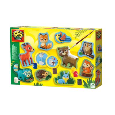 SES gieten en schilderen - bosdieren