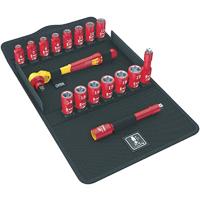 Wera 8100 SB VDE 1 Zyklop ratelset, geïsoleerd, voorzien van omschakelpal, 3/8" aandrijving, metrisch, 17-delig - 1 stuk(s) - 05004970001 - thumbnail