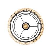 QAZQA Oosterse plafondlamp zwart met bamboe - Irena - thumbnail