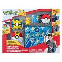 Jazwares Pokémon bandolier set quick ball, repeat balll en pikachu riemtas - thumbnail