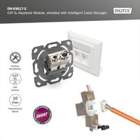 Digitus DN-93617-2 RJ45-inbouwmodule Keystone CAT 6A 2 stuk(s) - thumbnail