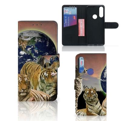 Alcatel 1S 2020 | Telefoonhoesje | Met pasjeshouder | Roofdieren