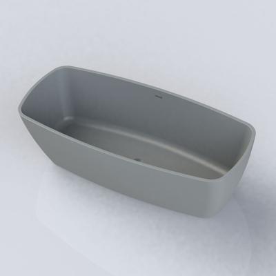 Vrijstaand Ligbad Boss & Wessing Cali 174x78x55 cm Cast Marble Beton Grijs Boss & Wessing