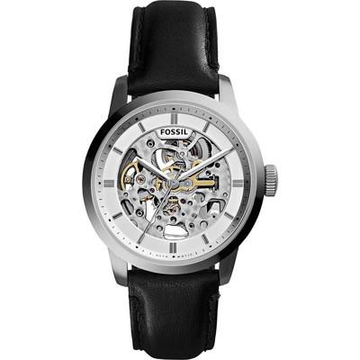 Fossil ME3085 Townsman automatisch lederen Herenhorloge- zwart