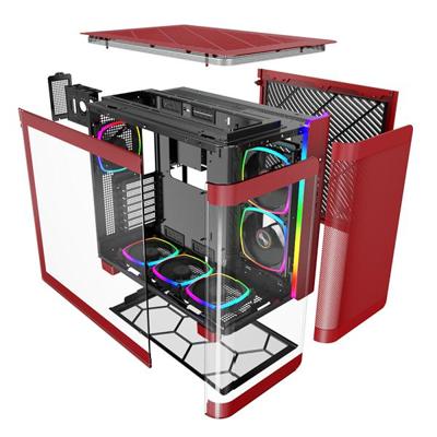 Montech KING 95 PRO Midi-Tower Tempered Glass ARGB Rood