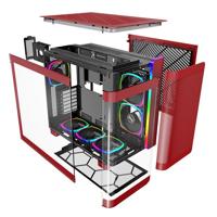 Montech KING 95 PRO Midi-Tower Tempered Glass ARGB Rood - thumbnail