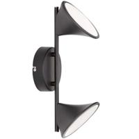 Wofi Wandlamp Chara Duo LED zwart - thumbnail