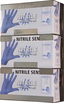 Wandhouder voor wegwerphandschoenen 3 delig