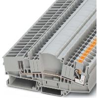 Phoenix Contact 3212301 Doorgangsklem 8.2 mm Push-Lock-veeraansluiting Grijs 50 stuk(s)