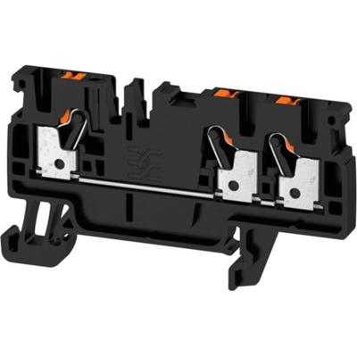 Weidmüller 1521920000 Doorgangsklem 5.1 mm Spanveer Zwart 100 stuk(s) Piece