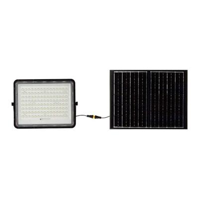 V-TAC VT-180W 7827 LED-schijnwerper, Zonne-energiemodule 0.5 W Koudwit Zwart
