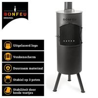 Bonfeu BonGiano LP tuinhaard - Zwart - thumbnail