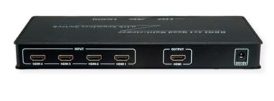 ROLINE HDMI 4x1 QUAD Multi-Viewer Switch, naadloos schakelen