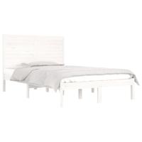 Bedframe massief hout wit 120x190 cm - thumbnail