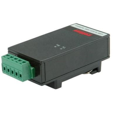 ROLINE USB 2.0 naar RS422/485 Adapter voor DIN Rail montage