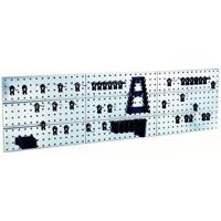 raaco 109659 Gereedschapshaak gatenpaneel x 3 + 44 clips (b x h x d) 1560 x 440 x 11 mm 1 stuk(s) - thumbnail