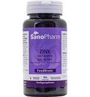 SanoPharm Zink 15mg & koper 1mg 60 Tabletten - thumbnail