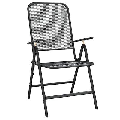 7-delige Tuinset metaalgaas antracietkleurig