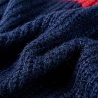 Kindertrui gebreid 140 marineblauw - thumbnail