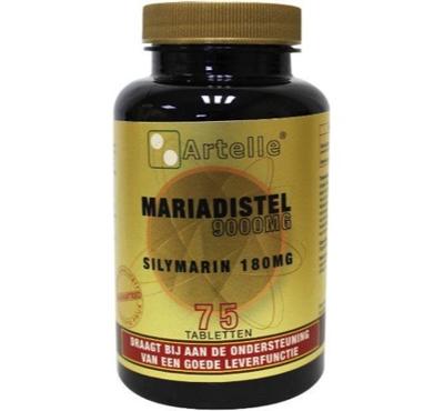 Artelle Mariadistel 9000mg silymarin 180mg 75 Tabletten