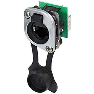 Neutrik NE8FDP-TOP EtherCON CAT5e doorvoer chassisdeel Neutrik NE8FDP-TOP EtherCON CAT5e doorvoer chassisdeel