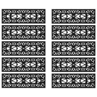 Trapmatten 10 st 25x75 cm rubber - thumbnail