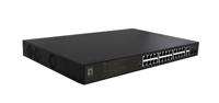 LevelOne gep-2821 28-port gigabit poe switch, 24x poe outputs, 2x gigabit rj45, 2x gigabit sfp, 1u - thumbnail