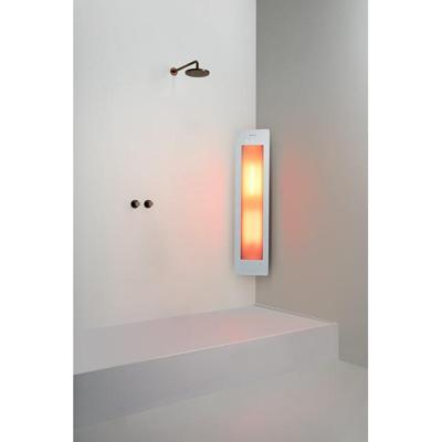 Sunshower Round Medium One infrarood opbouw incl. installatieset hoek 140x33x25cm White M0500-M0101-SML0800