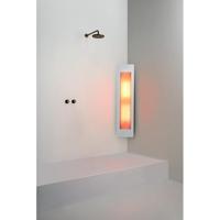 Sunshower Round Medium One infrarood opbouw incl. installatieset hoek 140x33x25cm White M0500-M0101-SML0800 - thumbnail