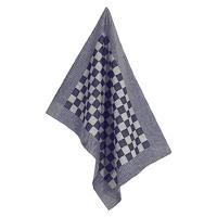 Keukendoeken 10 st 50x70 cm katoen blauw en wit - thumbnail