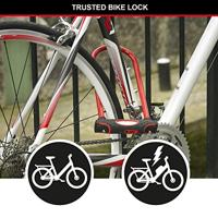 Masterlock U-Slot, 210x110mm, O13mm, rood - 8195EURDPROCOLWR 8195EURDPROCOLWR - thumbnail
