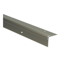 Küberit - Inschuif trapneusprofiel 832 tot 2,5mm PVC RVS - 250 cm - thumbnail