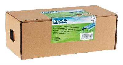 Rapid C75 Hogringen Aluminium, 6.000 stuks - 40107760 - 40107760 Rapid C75 Hogringen Aluminium, 6.000 stuks - 40107760 - 40107760