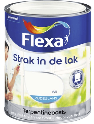 Flexa Strak in de Lak Buitenlak Zijdeglans - RAL 9001