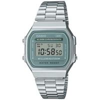 Unisex horloge Casio A168WA-3AYES Groen Zilverkleurig (Ø 35 mm) - thumbnail