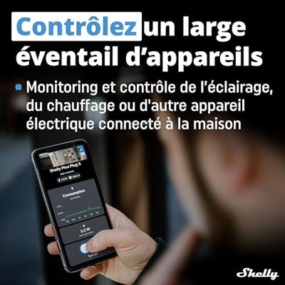 Shelly Plus Plug S schakel stekkerdoos Shelly Plus Plug S schakel stekkerdoos