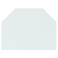 VidaXL Glasplaat openhaard zeshoekig 80x60 cm - thumbnail