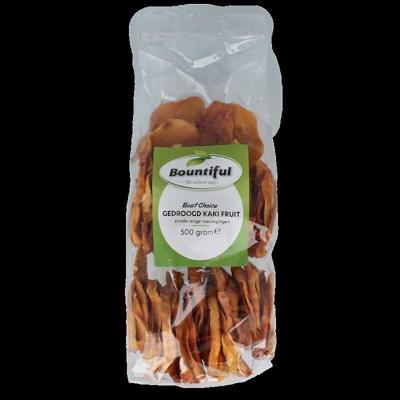 Bountiful Kaki fruit gedroogd zonder suiker 500 Gram