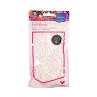 Vaessen Creative • strijkkralen wit 1100st. - thumbnail