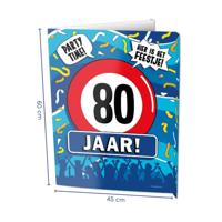 Paperdreams Window signs - 80 jaar - thumbnail