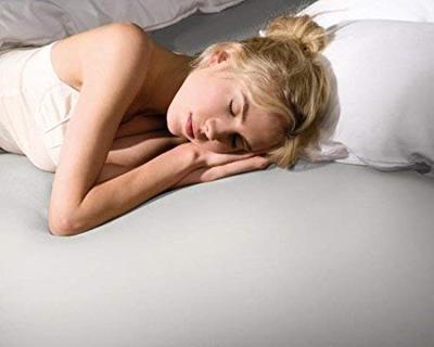 Bella Donna Bella Donna Hoeslaken Jersey Lits-Jumeaux lichtgrijs-0703 180/200-200/220