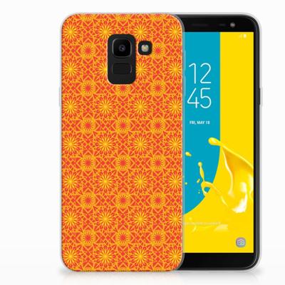 Samsung Galaxy J6 2018 | TPU bumper | Batik Oranje