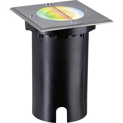 94846 Zigbee 3.0 Floor square Paulmann Home Inbouwlamp 4.9 W RGBW IJzer (geborsteld)