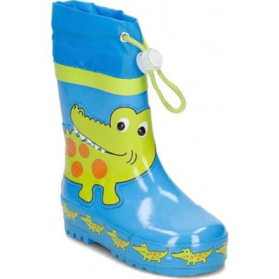 Playshoes regenlaarzen Blauw Krokodil-34-35 Playshoes regenlaarzen Blauw Krokodil-34-35