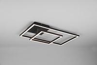 Trio Zwarte plafondlampPadella led - R62642432 - thumbnail