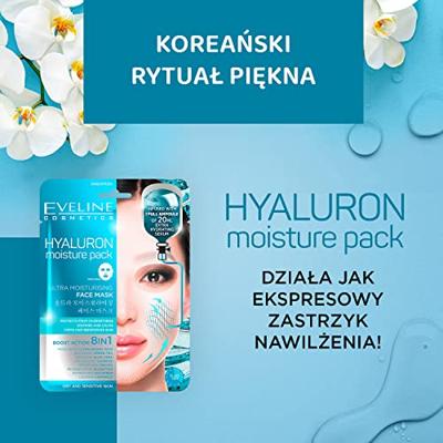 Gezichtsmasker Eveline Hyaluron Moisture Pack 20 ml